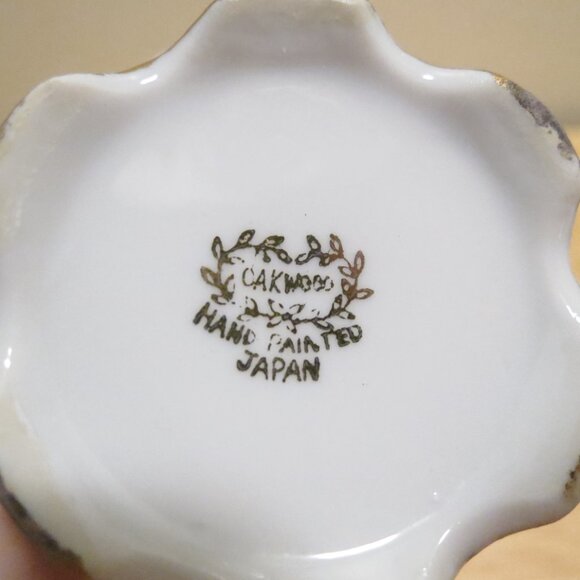 Coffee Tea 15pc Set Oakwood Japan Grain/Grasses Cream Sugar Teacups Saucers - Picture 16 of 16